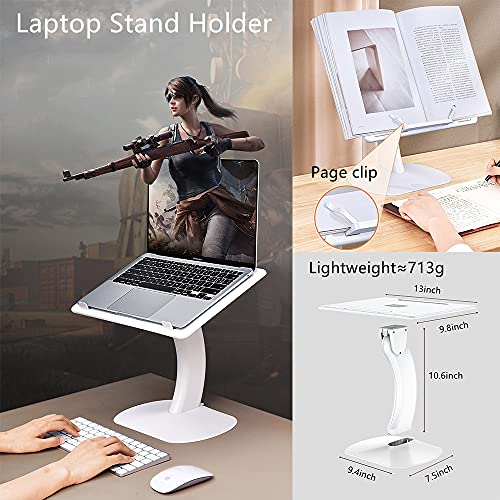 Soarchick Portable Laptop Stand New Lap Desk For Laptop Adjustable Computer Stand Laptop Riser Mount For Bed Sofa Couch Car Seat Floor Foldable Tray Table Pad Ergonomic Notebook Holder For Kids Adults #TOP5