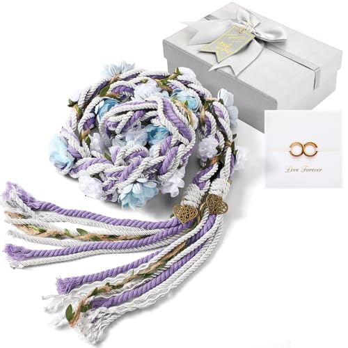 ReliThick Wedding Lasso Handfasting Cord for Wedding Ceremony Rustic Lasso Lazos Cord Traditional Catholic (Fresh Colors)