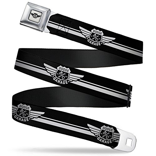 Image of Buckle-Down Men's Seatbelt Belt Dodge Garage Wdvg006