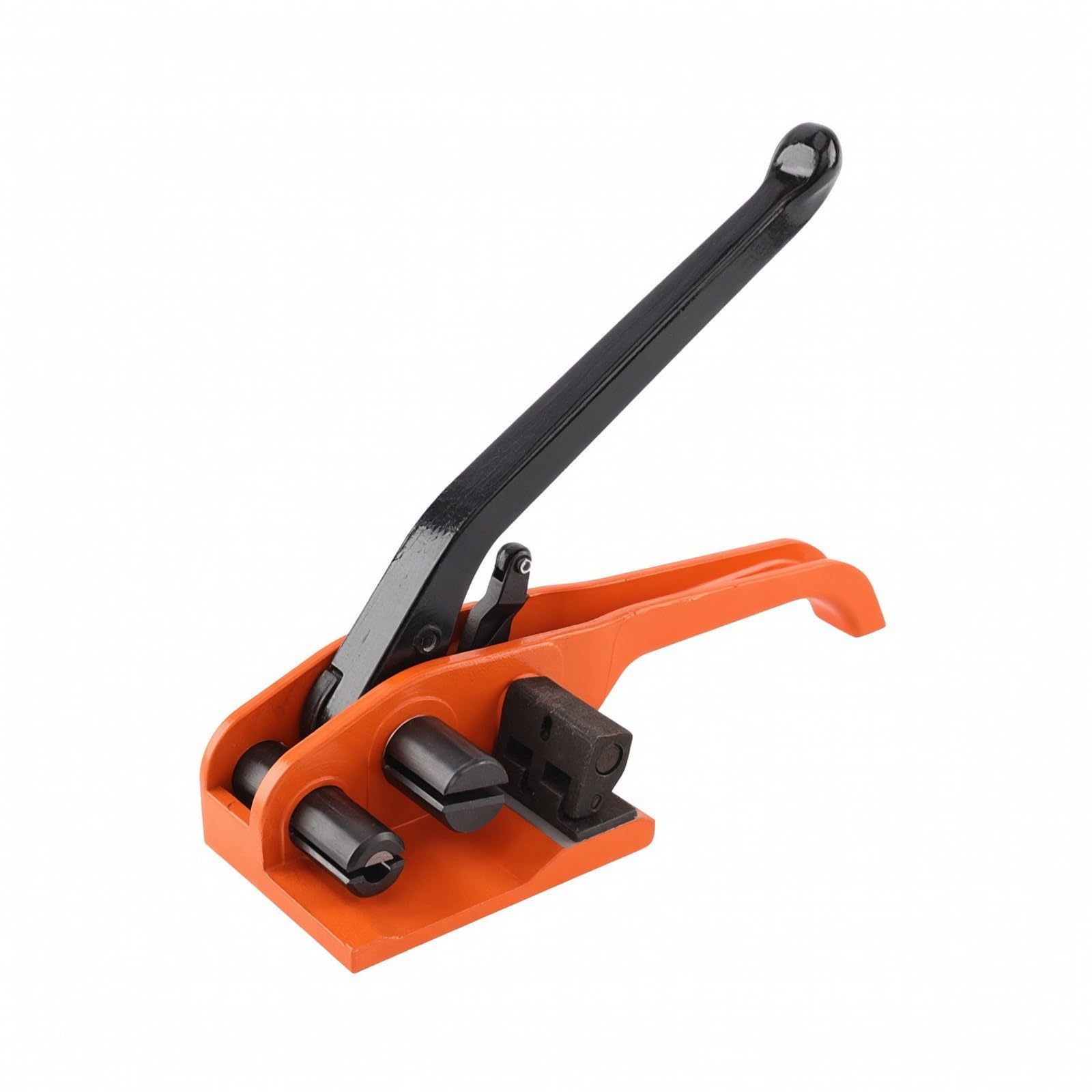 Harilla Tendireggia Manuale Robusto Utensile di Tensione Manuale Professionale Reggiatrice per Magazzinieri, Imbggio, Magazzino, Officina, Arancione, 32MM