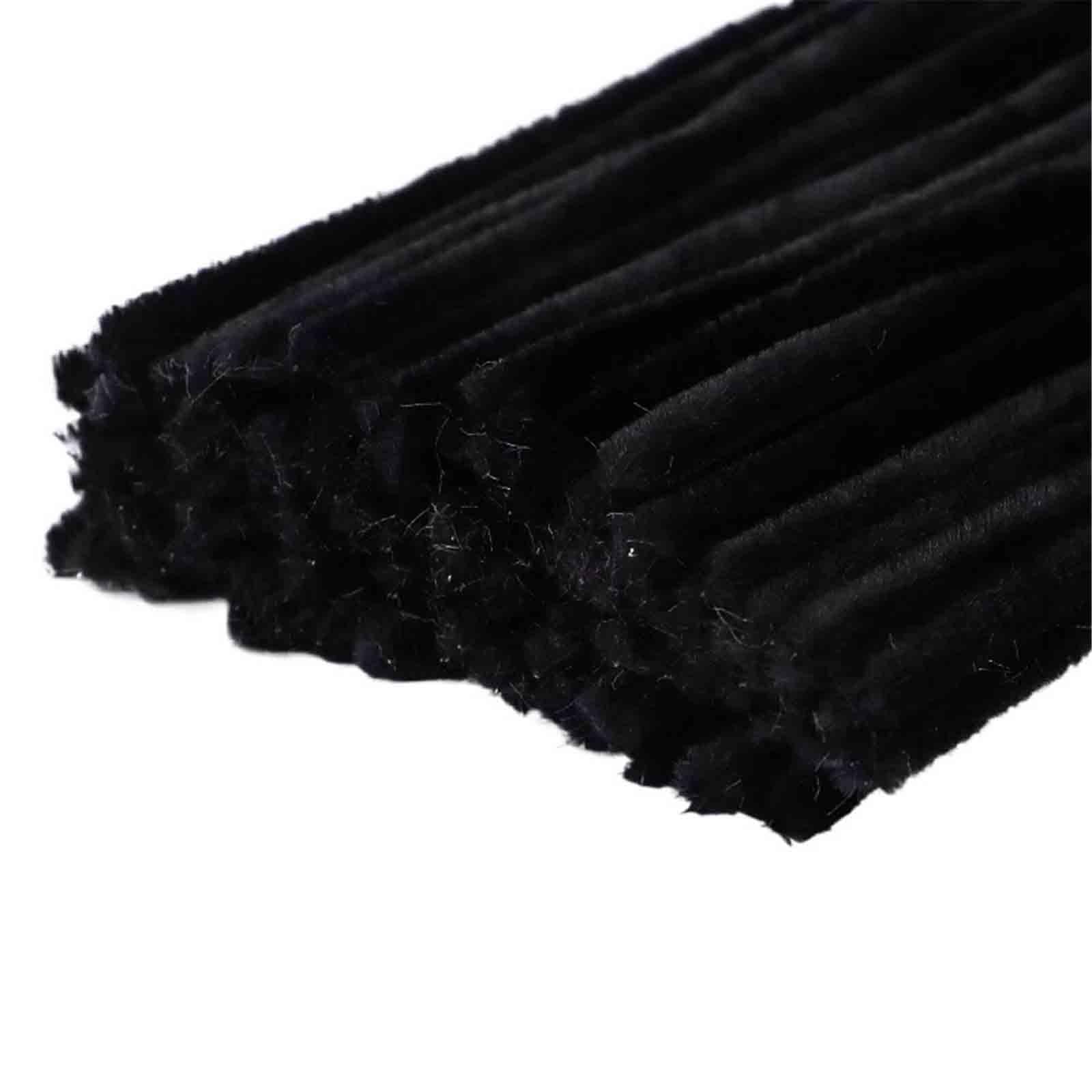 Pfeifenputzer Zum Basteln Mehrfarbig 8mm Flexibel 500/1000 Stück Pfeifenreiniger Für Die Schule Aktivitäten Pipe Cleaner Für Anfänger Vielseitige Formen(1000pcs,Schwarz)