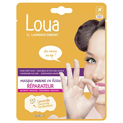 Loua Idéal'Flash Fabric Hand Mask - Camomile