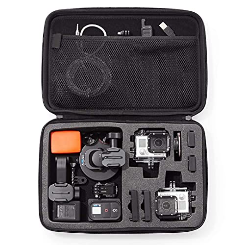 Image of Action Pro Large Size Carrying Case Compatible with GoPro Hero 13 12 11 10 9 8 7 6 5 4 3+ 3 SJCAM YI Noise Play DJI OSMO and Other Action Cameras