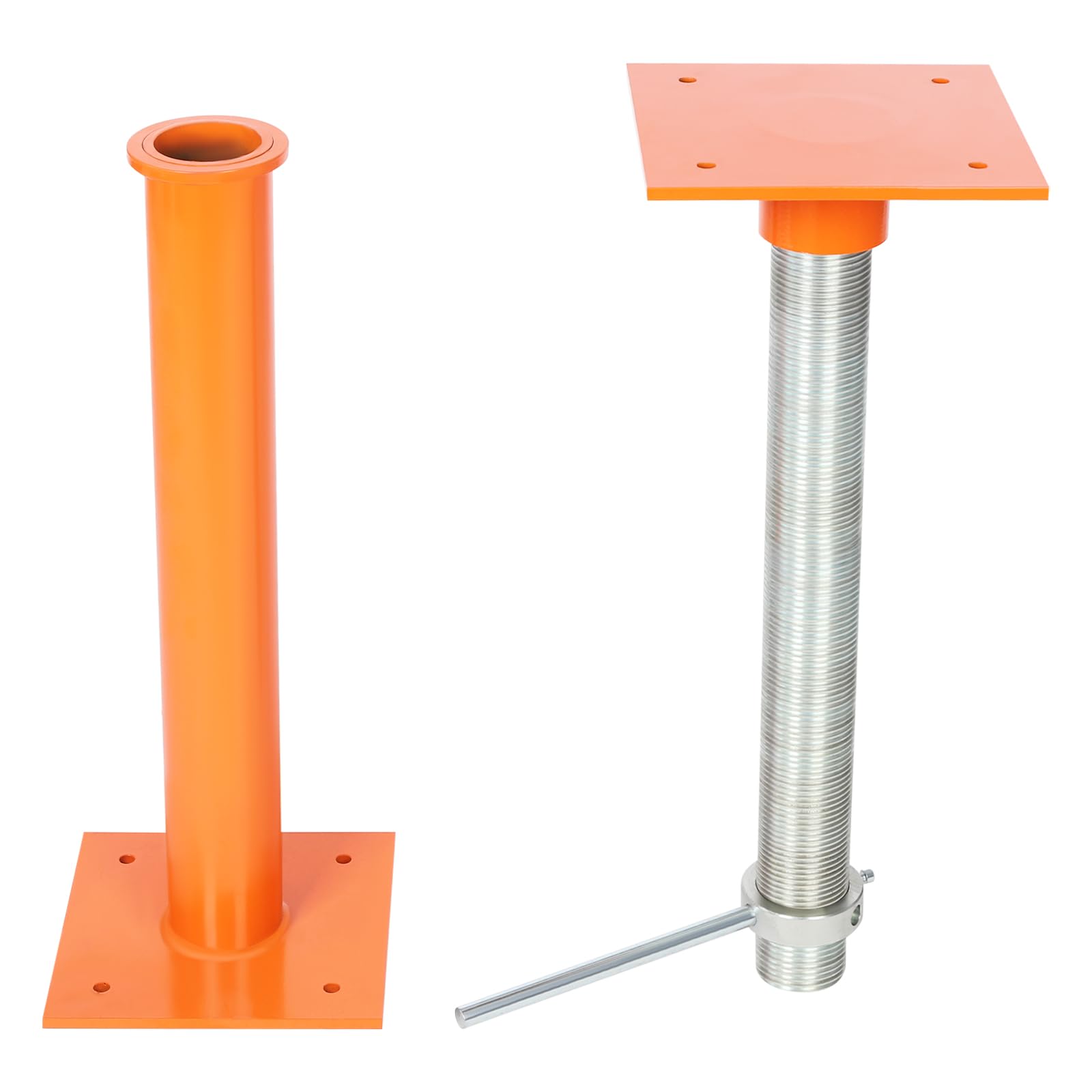 4-Pack Adjustable House Jacks - 6" To 9.5" Screw Jack Posts, 4409 Lbs Capacity For Floor Leveling