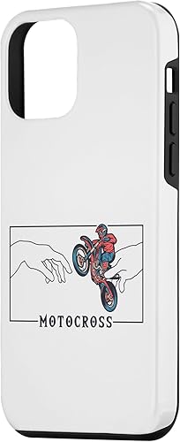 Miniatura 2 de Funda para iPhone 12 mini Michelangelo Creación de Adam Motocross Supermoto Motocross