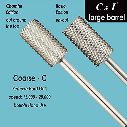Broca grande para taladro de uñas C & I Chamfer miniatura 3