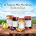 Old World Quality Foods Jam Assortment 4CT/ 9.52oz each