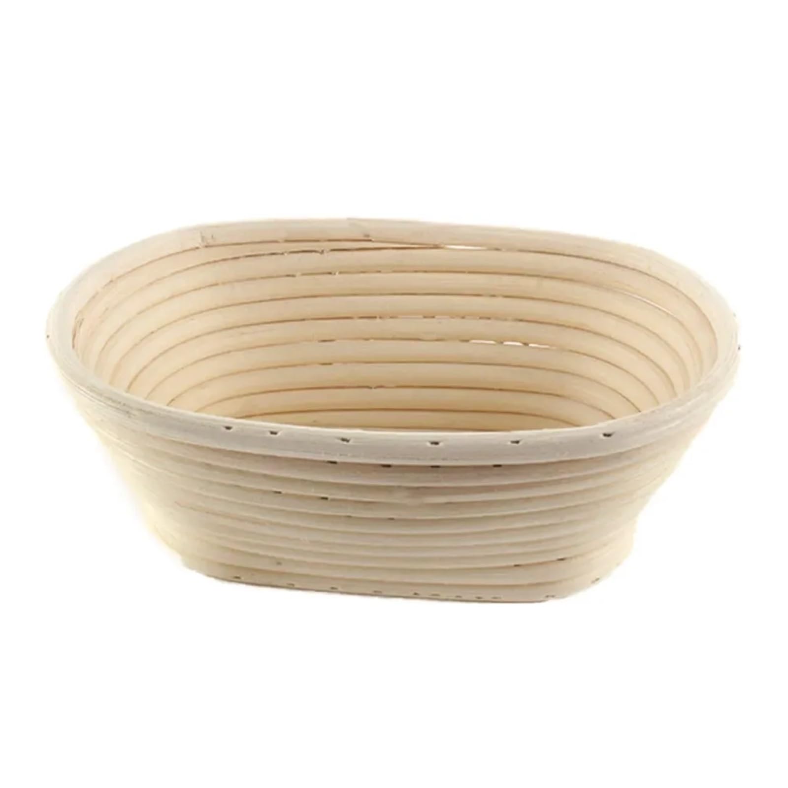 Cestas ovaladas largas for fermentación de masa pan, cesta mimbre for fermentada con forro interior Para Hornear Pan(L)