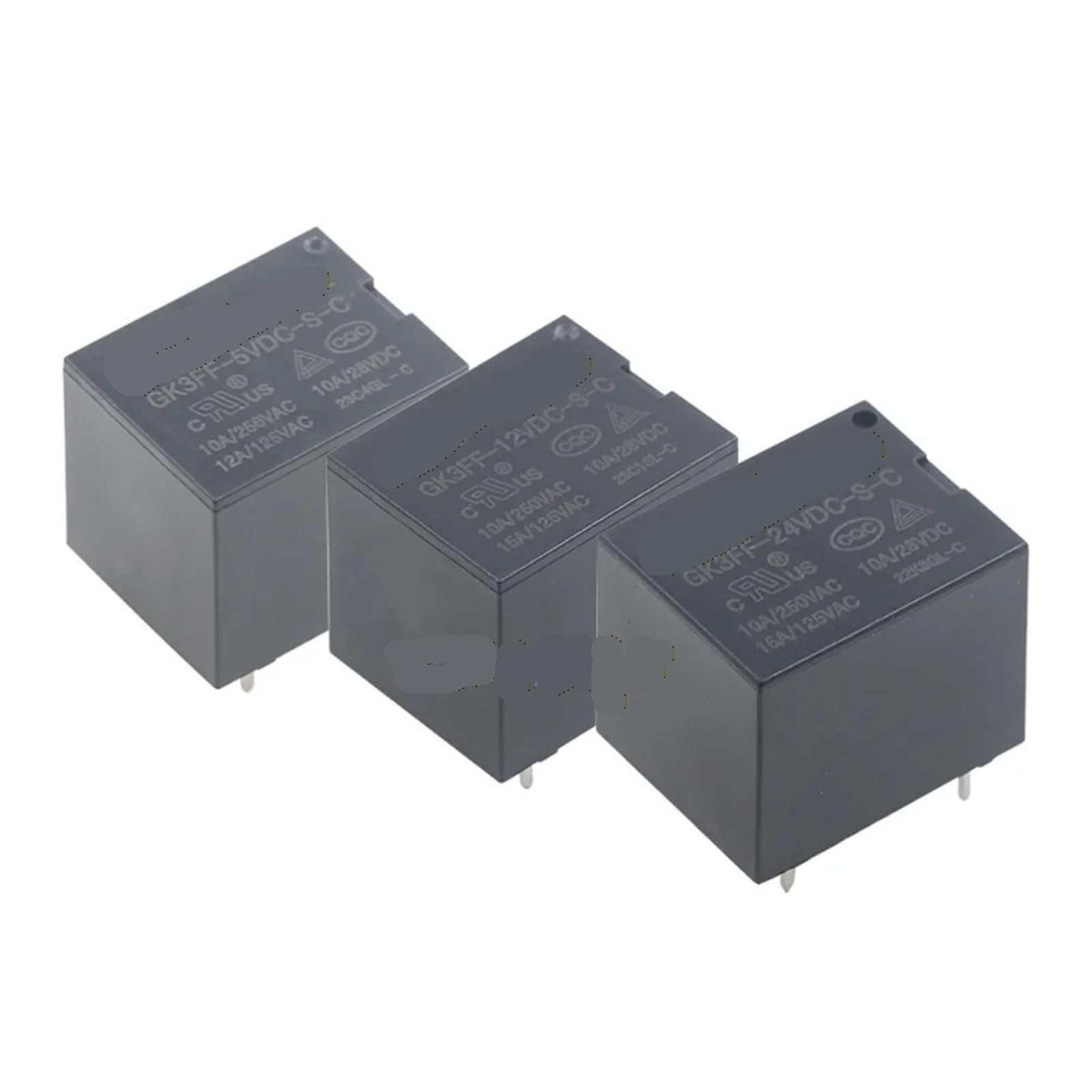 Relais GK3FF-5VDC 12VDC 24VDC-SA C anti panne pour circuits imprimés PCB - 2