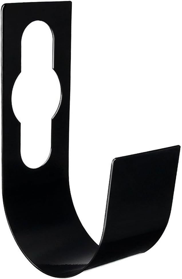 Best Sturdy Garden Spigot Hose Hook Holder, Durable Metal Wall Mount Expandable Watering Hose Hanger Hook, Pipe Holder Tidy Hook Reel Tap for 100ft Heavy Garden Irrigation Hose - Black