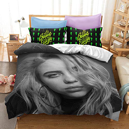 Chaose Duvet Cover Set - Premium 1300 Ultra-Soft - Lightweight - Cooling Duvet Cover - 2 Pillowcases (Style 02,Double(200X200cm))