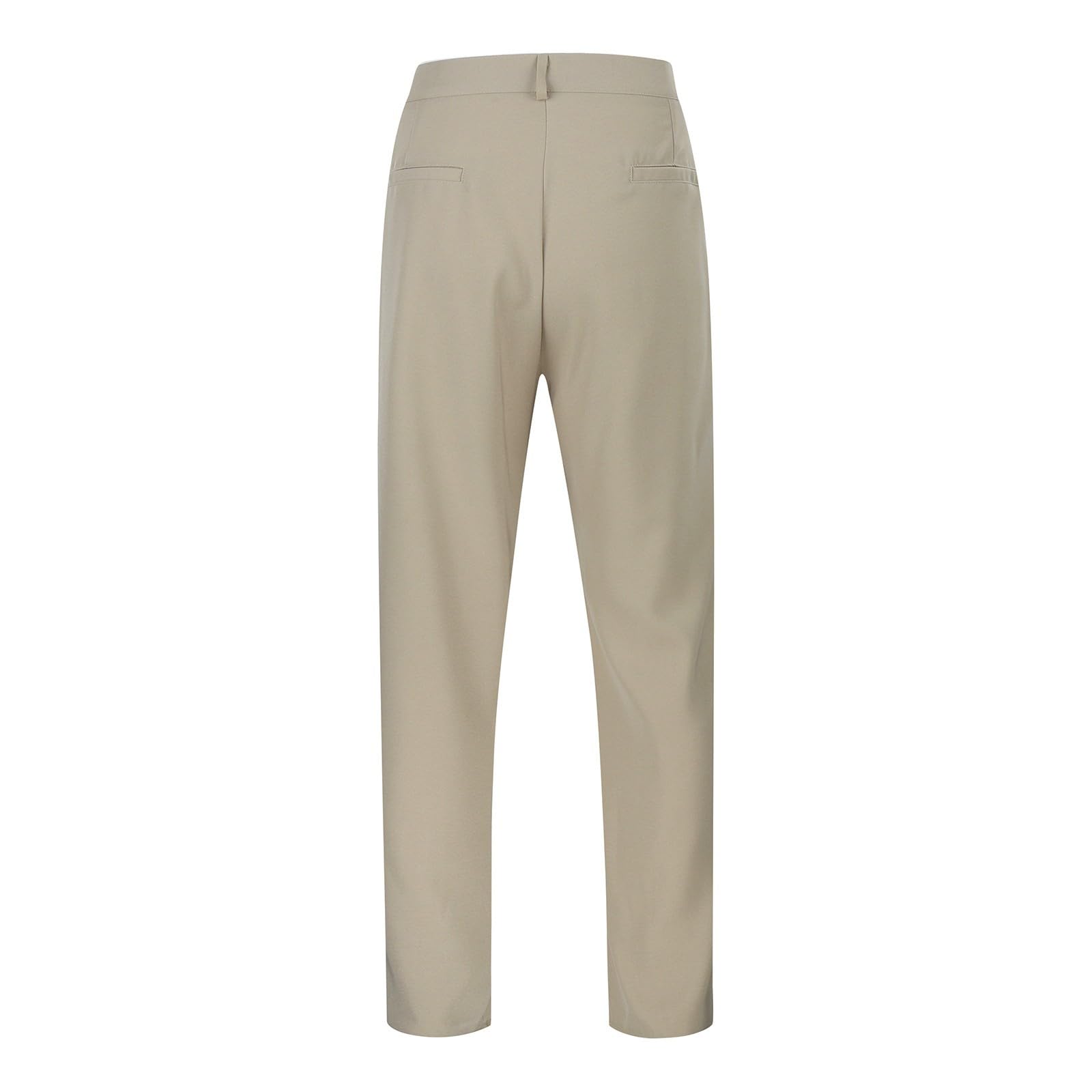 Genérico Pantalones De Traje De Hombre de Lino Delgado con Comodidad Elástica Pantalones De Traje Antiarrugas Sin Planchar Oficina Temperamento Fitness Pantalones