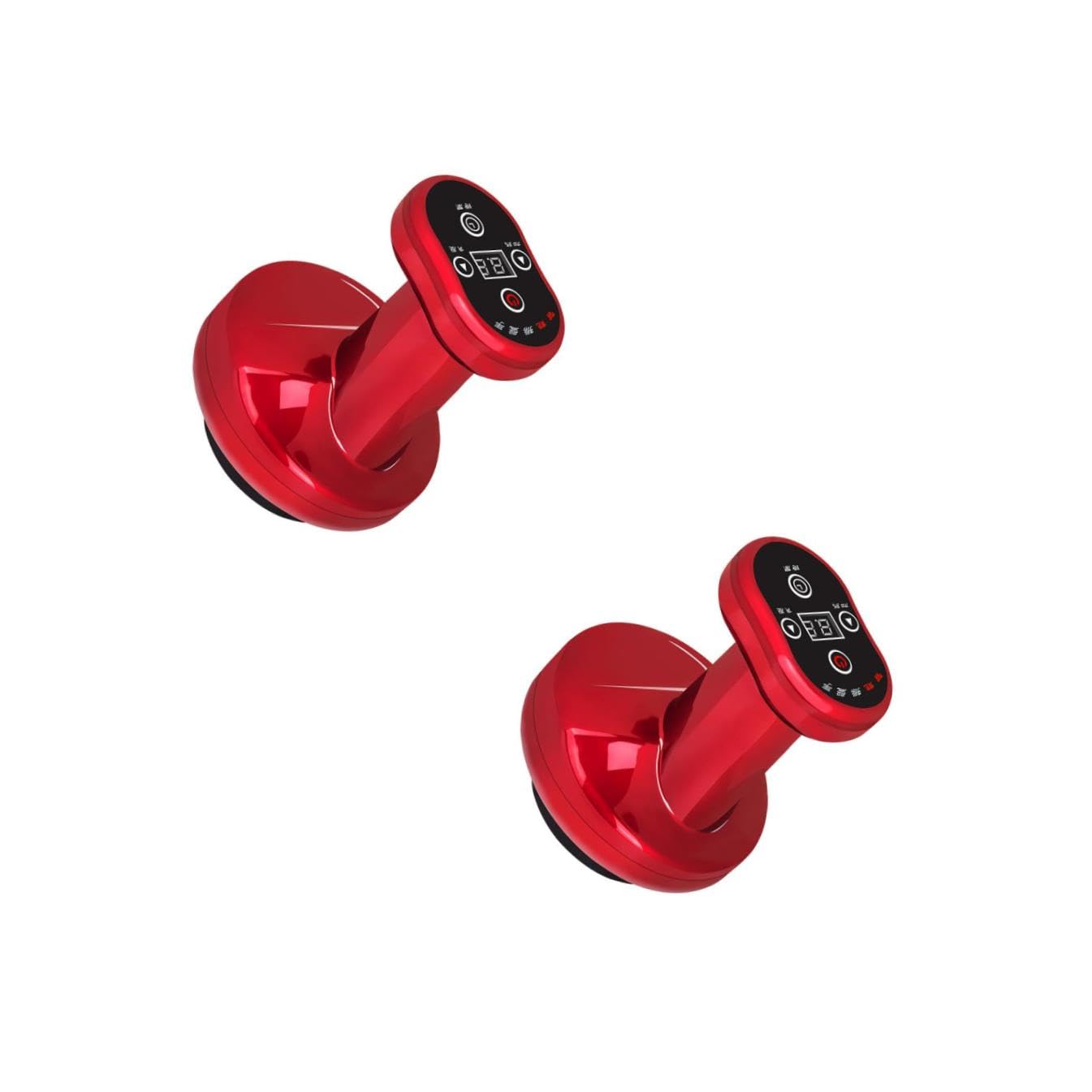 VALICLUD Lot De 2 Appareils De Massage Électriques Gua Sha Appareil À Batterie Appareil De Grattage Électronique Appareil De Massage Électronique Ventouses Électroniques