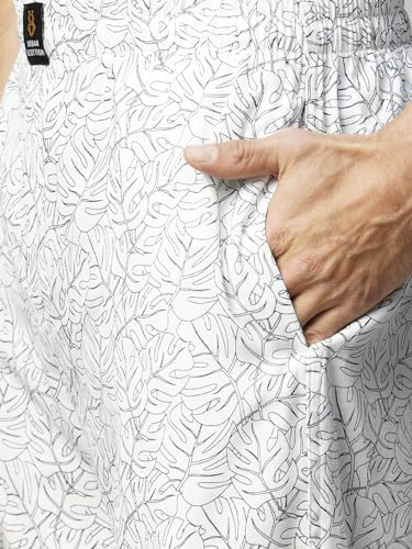 Image of Urban Scottish Men's Blue Checks Woven Cotton Pyjama with Side Pockets