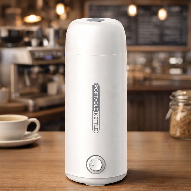 GION Multipurpose Portable Kettle 400ml Mini Electric Boiler for Tea Coffee Soup Baby Milk - 300W Fast Heating Compact Design-picture-20