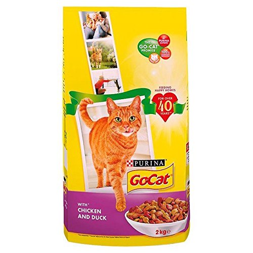Go-Cat - Gato de adulto completo con pollo y pato, 2 kg (paquete de 4)