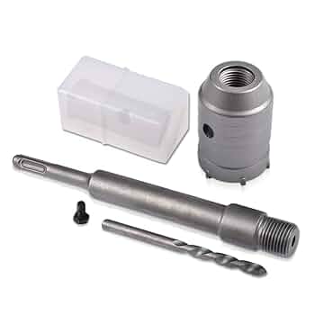 Set Carotatrice A Tazza 9 Pezzi - Diametri 30-100mm, Per Cemento E Muratura, Punte SDS Plus/Max, Con Valigetta