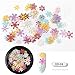 Produktbild Nail Sticker Glitzer Pailletten Weihnachten Damen ManiküRe Nagelstudio Fasching KöRper Body Nagel Ornaments Nagelaufkleber Dekor Shiny Irisierende Bunte Abziehbilder Nail Art