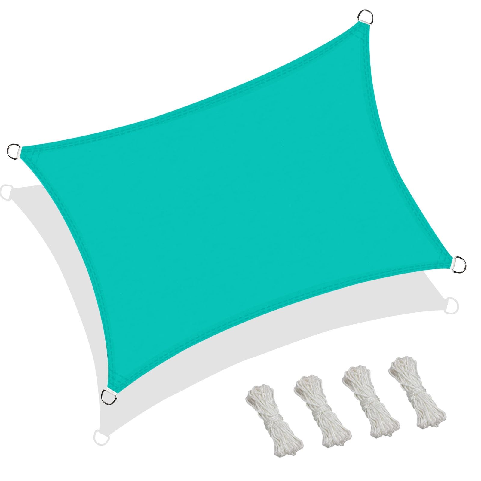 Voile d'ombrage imperméable bleu ciel 1.4x1.8m pour jardin
