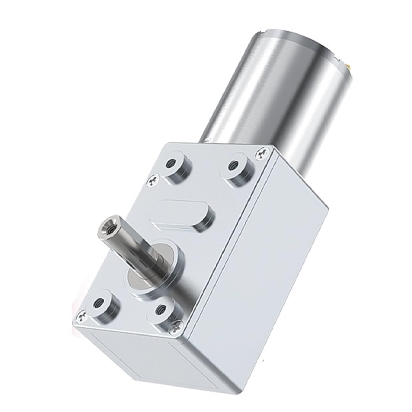 JGY-370 mikromotoreduktor ślimakowy 6v ~ 24v 6 obr/min 210 regulacja prędkości do przodu i tyłu wysoki moment obrotowy samoblokujący szczotkowany DC(23RPM,6V Bracket Motor)