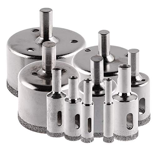 Set de 10 brocas de diamante para taladro 8-50 mm miniatura 2