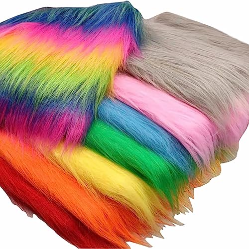 Tissu en fausse fourrure de renard noir pour travaux d'ameublement et décoration chalet