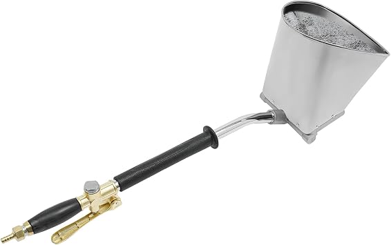 Stucco Cement Sprayer, 1.32Gal Wall Paint Spray Gun, Stucco Tools for Wall Painting, Plaster Sprayer Cement Spray with Practical Handle, Air Stucco Cement, Sprayer Ceiling for Wall Plaster