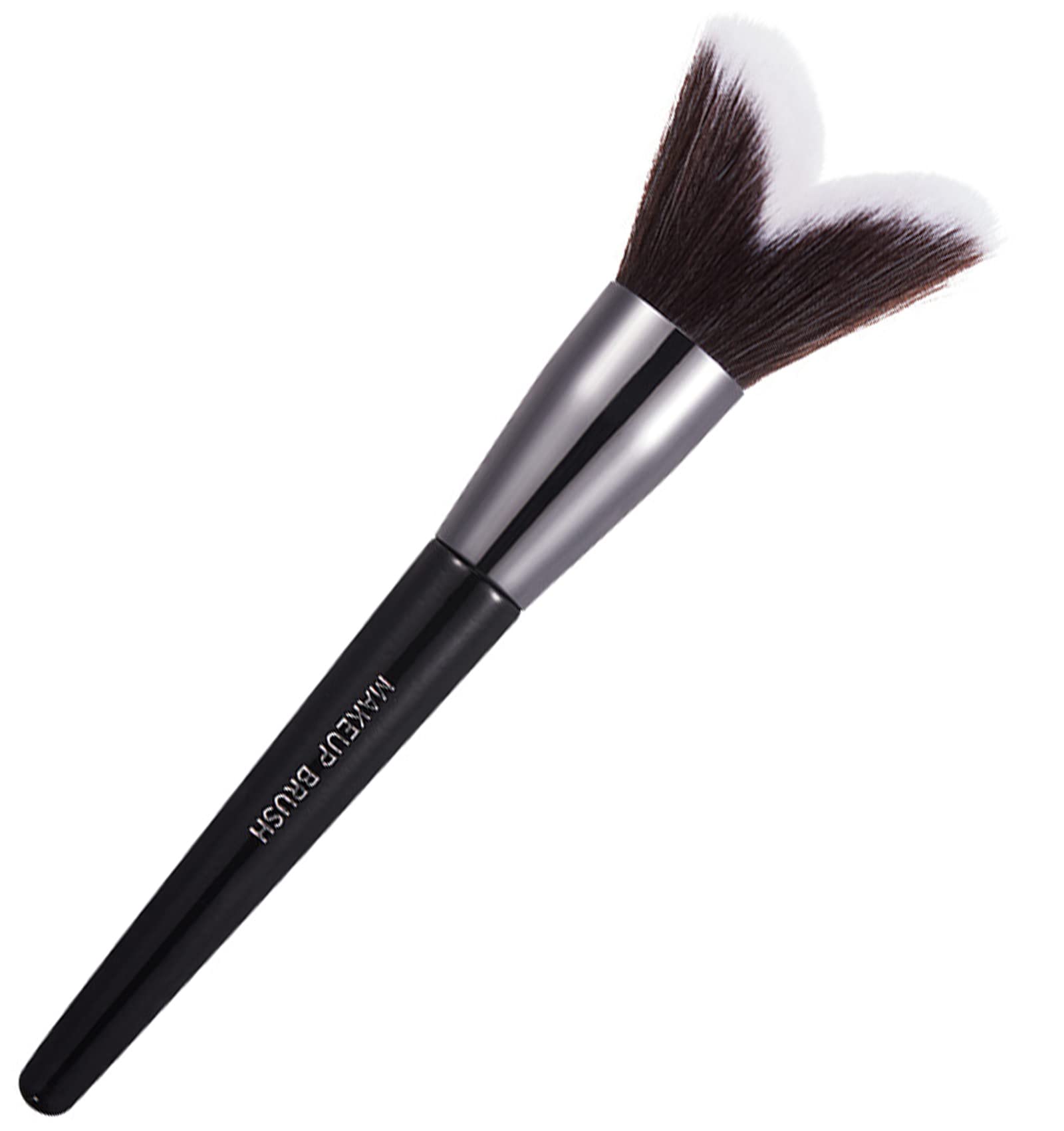 large powder foundation brush v-shaped face blush brush real techniques contour blending brushes for liquid makeup Face Lift angled V contouring brush