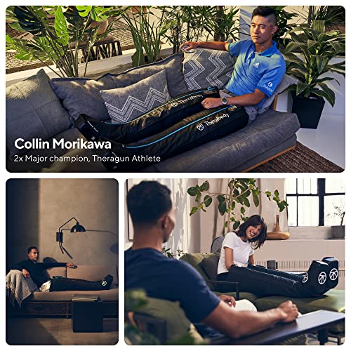 Therabody Recoveryair Jetboots - Compression Massage Boots - Fully Wireless Air Circulation Muscle Recovery Device For Complete Pain Relief- Remote System With Trugrade & Fastflush Technology - Small #TOP5