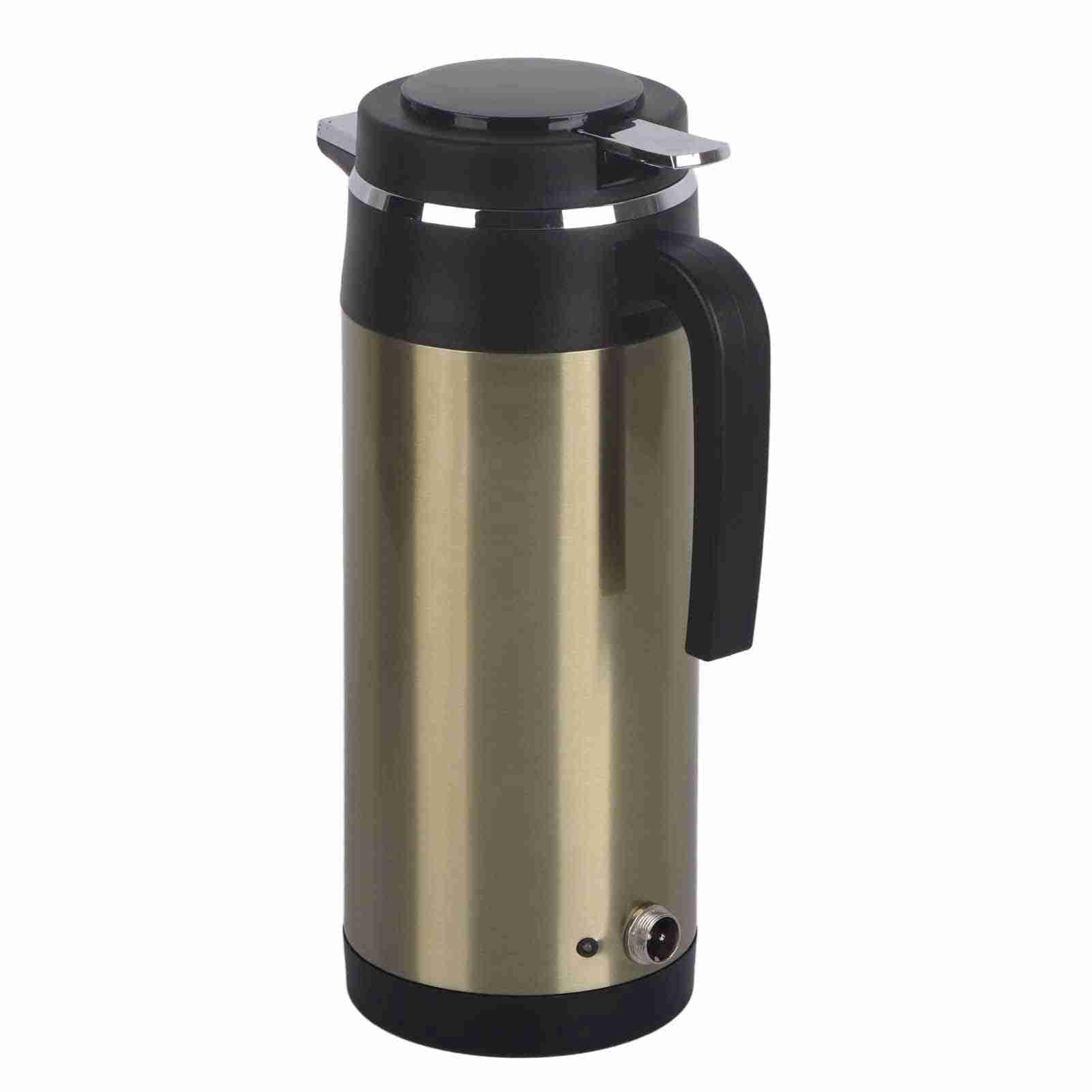 Akozon 24V Elektryczny Czajnik Samochodowy 1000ml Butelka Podróżna ze