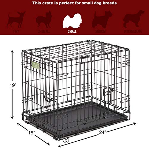 MidWest Homes for Pets Newly Enhanced Single & Double Door iCrate Dog Crate, Includes Leak-Proof Pan, Floor Protecting… - Image 7