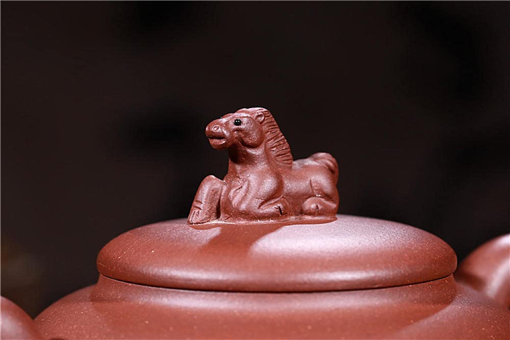 Czajniczek Zaparzacz Do Herbaty Czajniczek Ekspres Do Herbaty Yixing Handmade Teapot Surowy Rudy Purpurowy Purpurowy Piasek Pot Natychmiast Udany Czajnik Prezent Herbata Zestaw