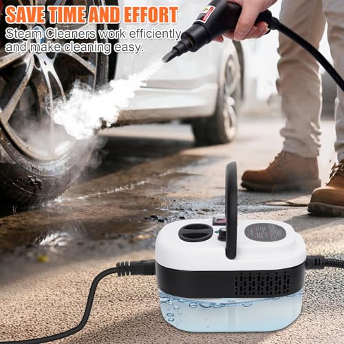 Image of Foandbevi 7 in 1 Steam Cleaner 2500W High Pressure Steamer for Cleaning, Portable Car Steam Cleaner for Home Upholstery Wood Floors