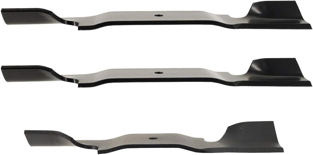 Combo Blade Set of 3, (2) 18" OEM 320241 & (1) 15" OEM 320248, Extreme High-Lift Lawn Mower Blades, Marbain Steel Blades, for All 48" Grasshopper Duramax Decks, OEM Yard Mowing Replacement Part
