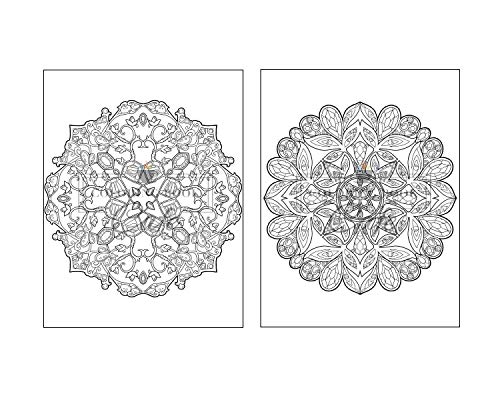 125 Mandalas: An Adult Coloring Book Featuring 125 of the World's Most Beautiful Mandalas for Stress Relief and Relaxation - Image 27