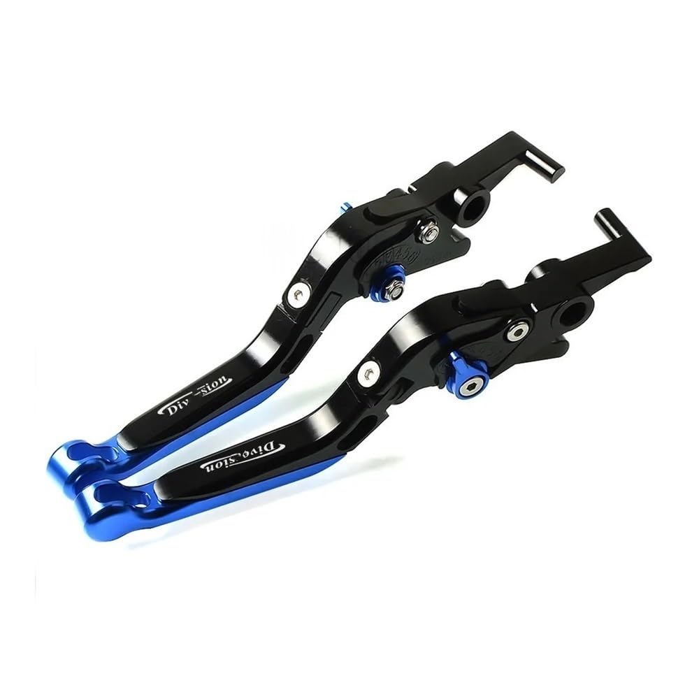 Zdgxfhsrh Blue Motorcycle Brake Clutch Levers For Ya&Maha Xj600s/Xj900s Diversion 2003 Motorcycle Cnc Brake Clutch Levers Adjustable Folding Extendable(Blue)