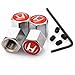 yunming Red Anti-Theft Chrome Car Wheel Tire Valve Stem Caps for Honda