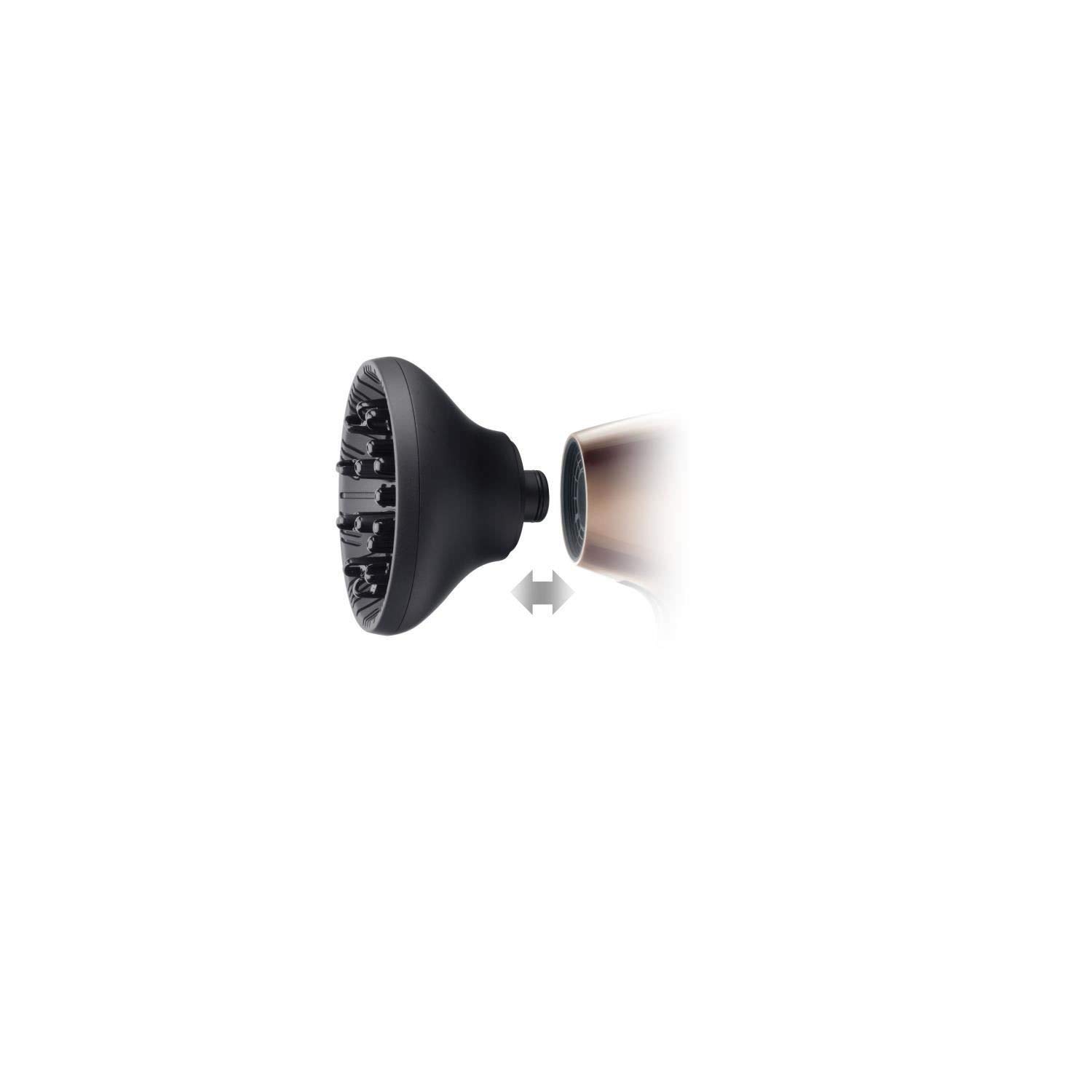 Remington Haartrockner Ionen Air3D bronze [leicht & ausbalanciert] einzigartiger + innovativer 3D-Luftstrom (110km/h Luftstrom, 3 Heiz- & 2 separate Gebläsestufen, 2 Stylingdüsen + Diffusor) D7777