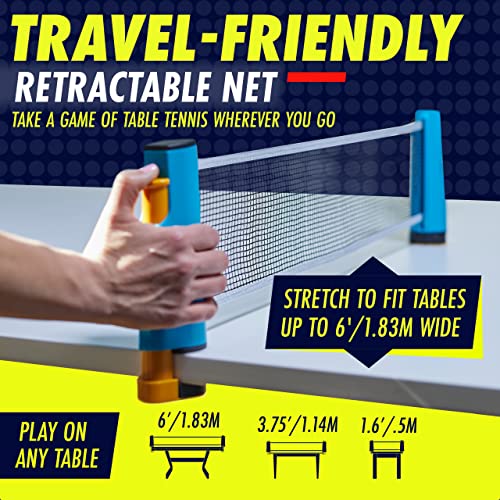 image for NIBIRU SPORT Professional Ping Pong Paddles Set of 2 - Table Tennis Pa