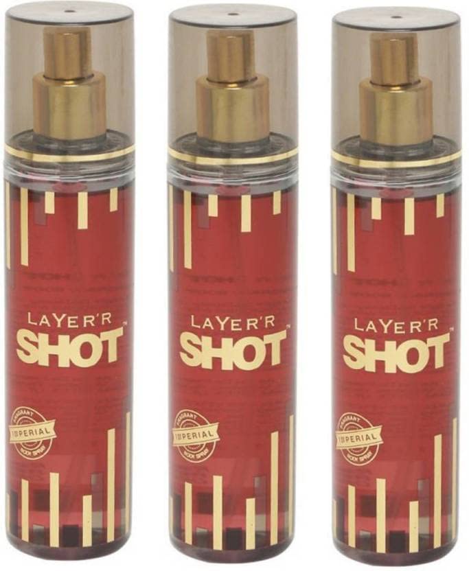 Layer'r Shot Gold Series Imperial Perfume Body Spray Pack of 3 Combo (135ML each) Perfume Body Spray - For Men (405 ml, Pack of 3)-image-6