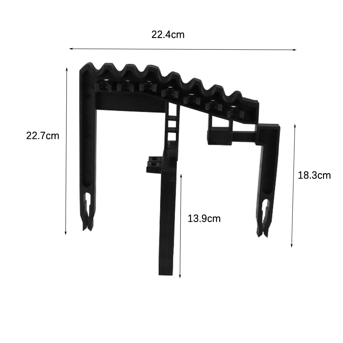 Organisateurs de clubs de golf Supports de tiges Golf 9 Iron Club Holders Divider ABS Shafts Holder Stacker s'adapte à toutes les tailles de sacs Organisateur Blk