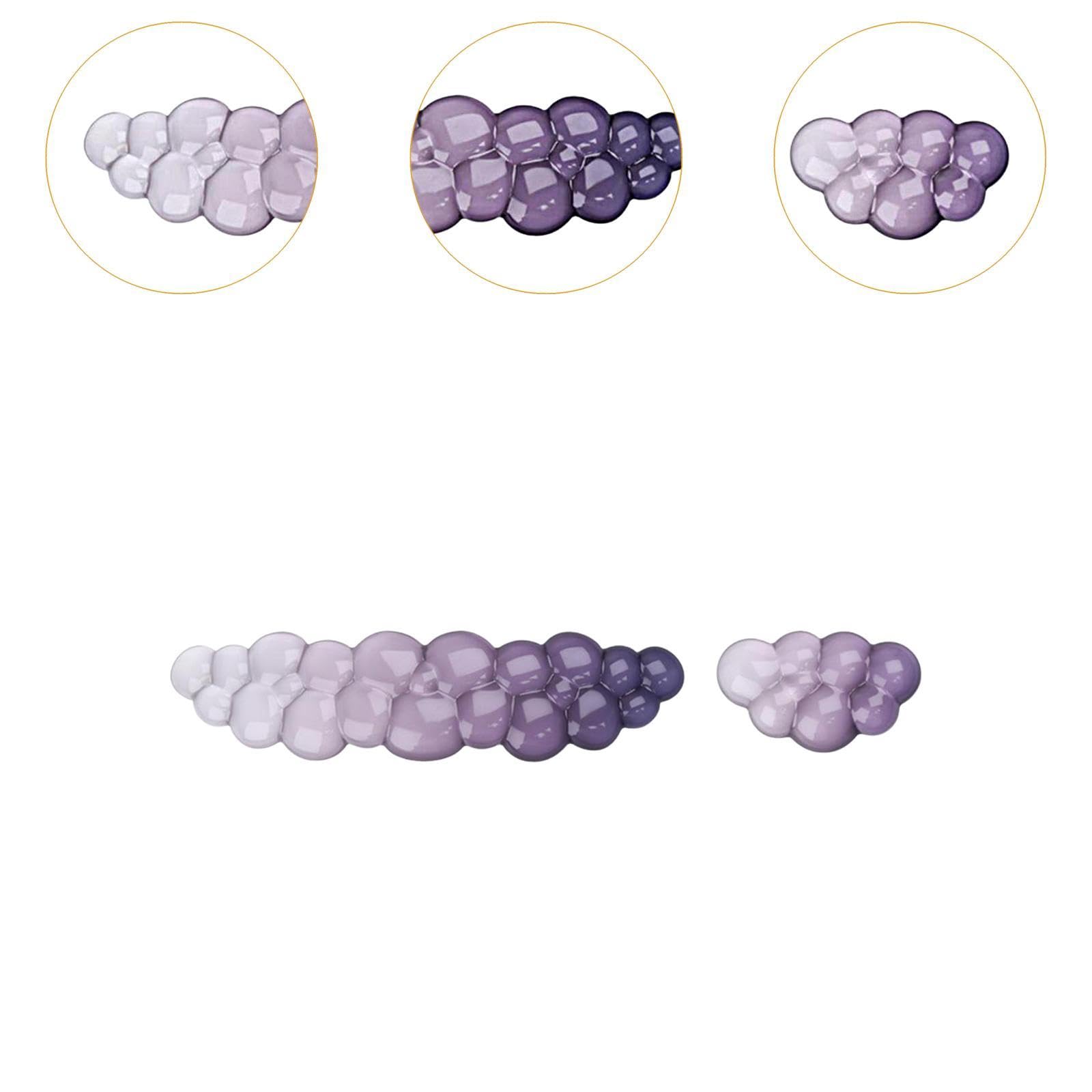 Repose-Poignets pour Clavier, Tapis de Clavier, Repose-Bras, Coussin Confortable, Accessoire de Bureau à Offrir, Violet