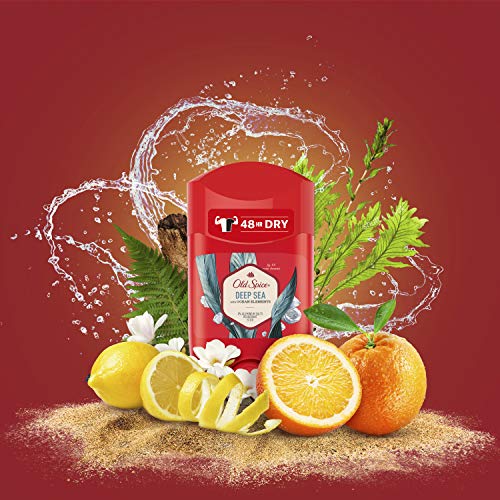 PACK X4 Old Spice Deep Sea Desodorante en Barra para Hombres, 50 ml - Imagen 3