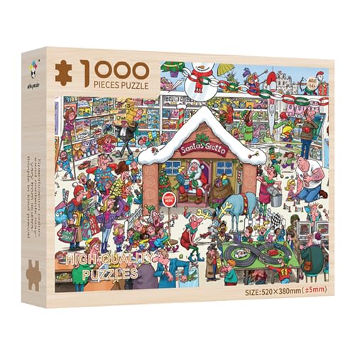 Julkalender 2024, uppgraderad jul adventskalender pussel 1 000 st, adventskalender, överraskning jul nedräkningskalendrar, julklappar