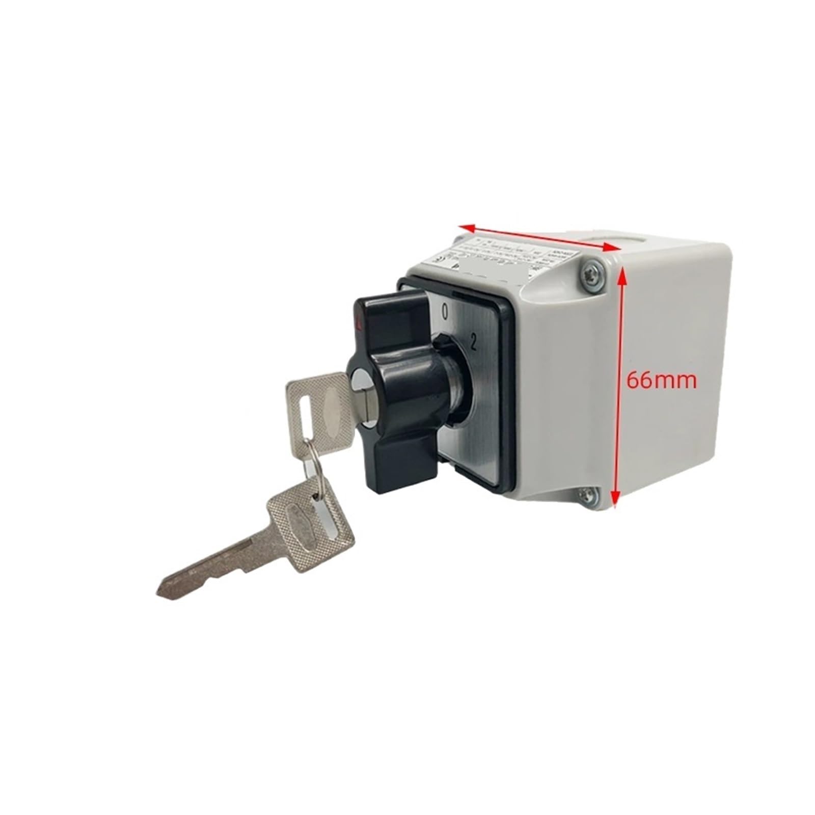 Interrupteur à came LW26-20MS 20A triphasé à contacts en argent durables