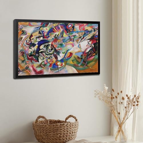 Toile tendue Composition VII Kandinsky décor de bureau - 3