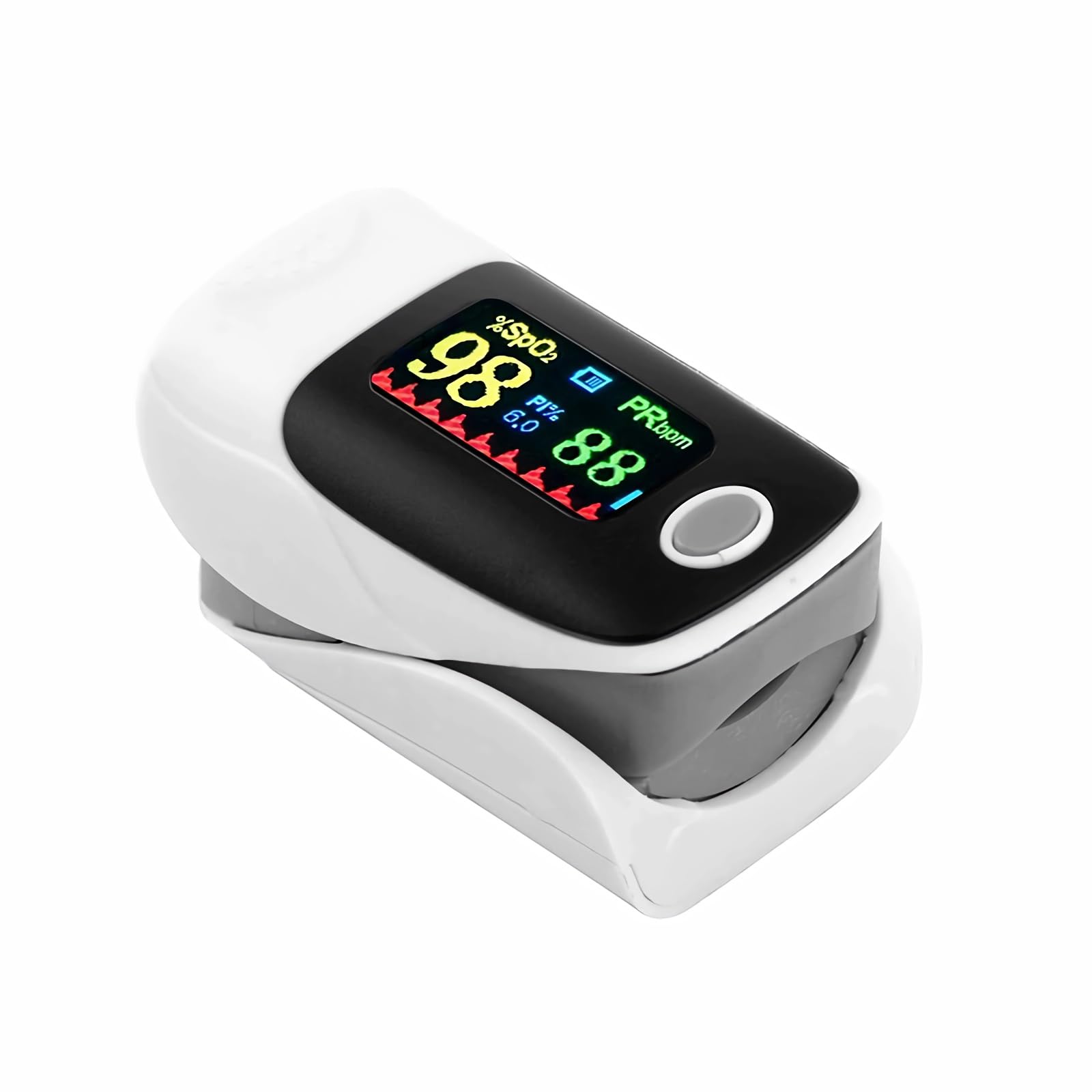 H20C Bolwins professioneller Finger Pulsoximeter SpO2 Oximeter zur Sauerstoffsättigung & Puls Messung – genaues Blut Sauerstoff Messgerät für Zuhause, Klinik, unterwegs, Erwachsene & Kinder