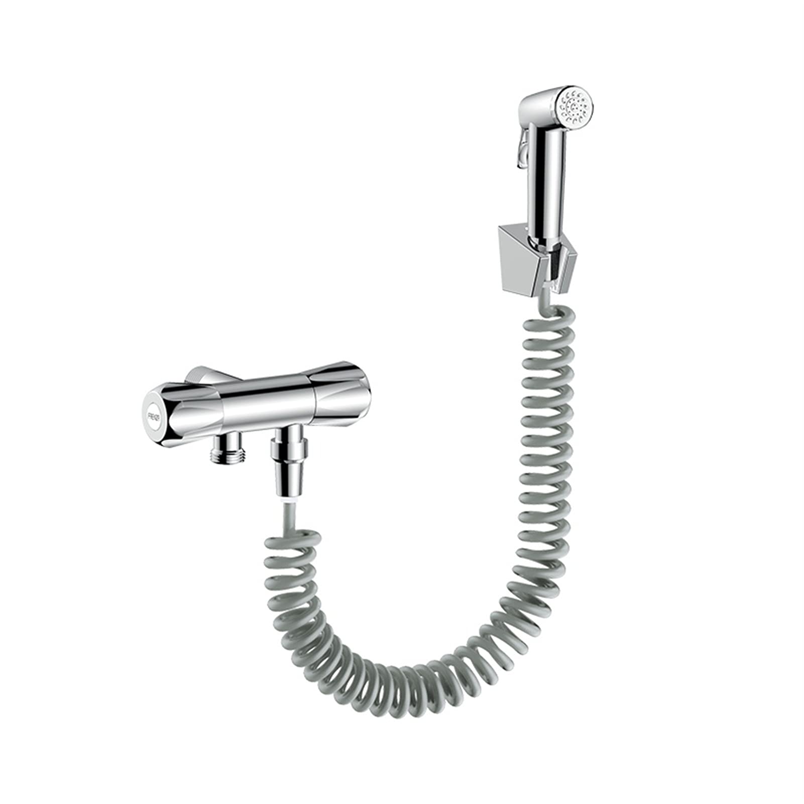 Pulvérisateur de bidet chromé au design élégant pour salle de bain
