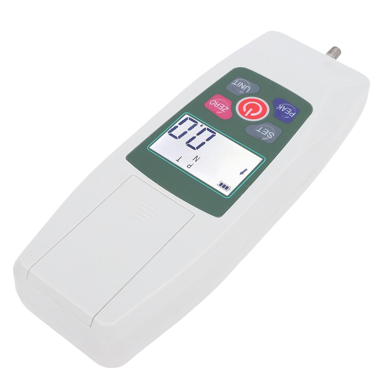 Digitale Kraftmesser Push Pull Force Tester LCD Hintergrundbeleuchtung tragbare 100N -Kapazität für Industrieprüfung Labor verwenden ABS -Material 10 kg 22 lb 360oz Messung