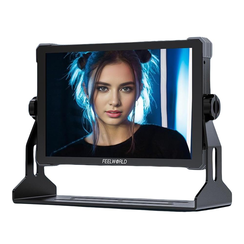 FEELWORLD T10 10.1 Inch 1920x1200 Pixels Aluminium DSLR Camera Field Monitor Touch Screen 4K HDMI HDR Monitoring